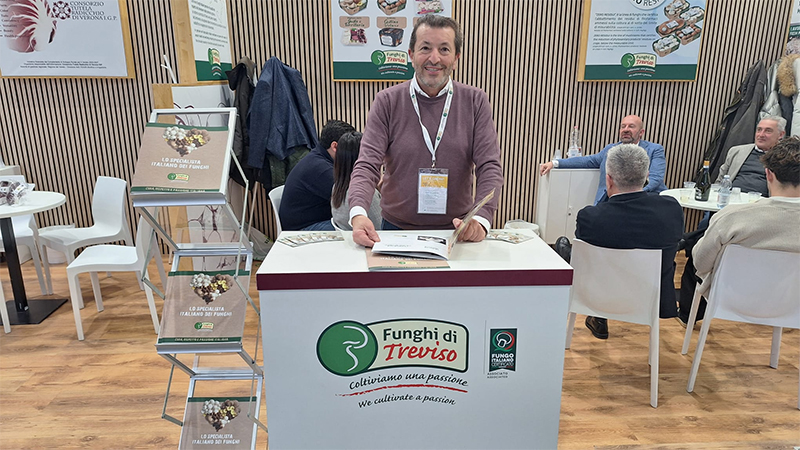 Romeo Fuser, presidente dell’OP Consorzio Funghi di Treviso